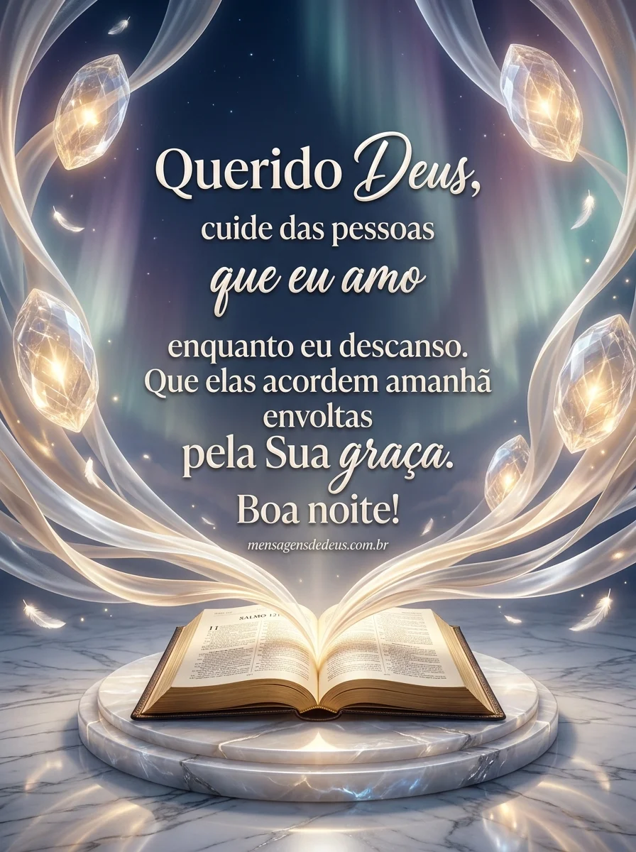 Deus, obrigado por cuidar de nós