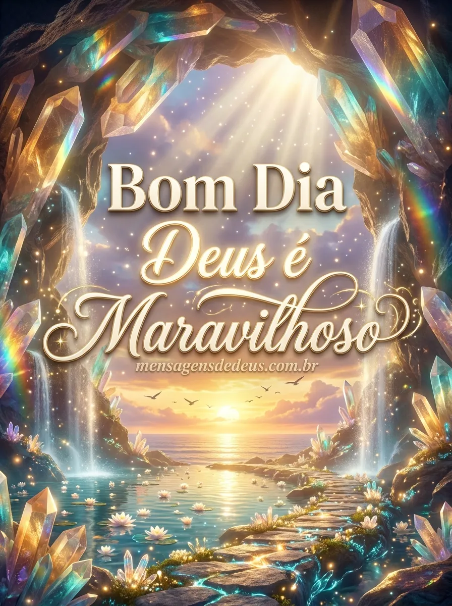 Bom Dia. Deus é Maravilhoso