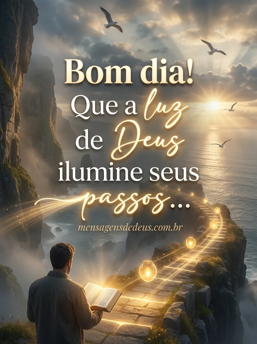 Bom dia! Que a luz de Deus ilumine seus passos, ac