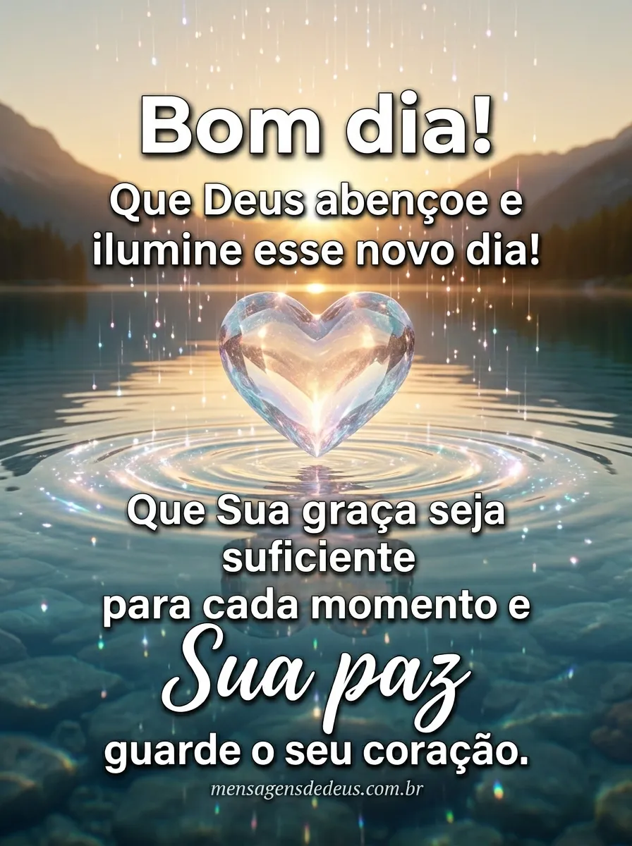 Deus abençoe e ilumine você