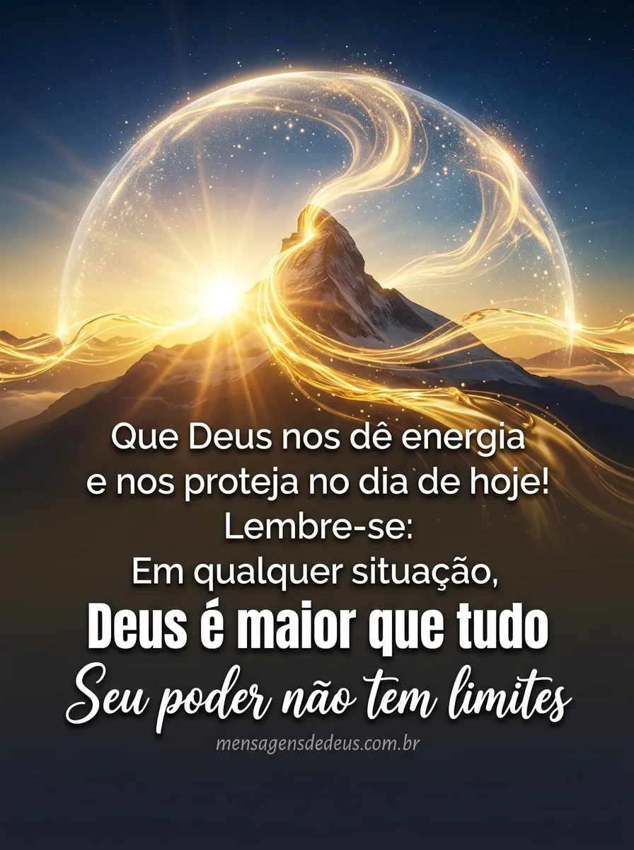 Bom dia! Energia