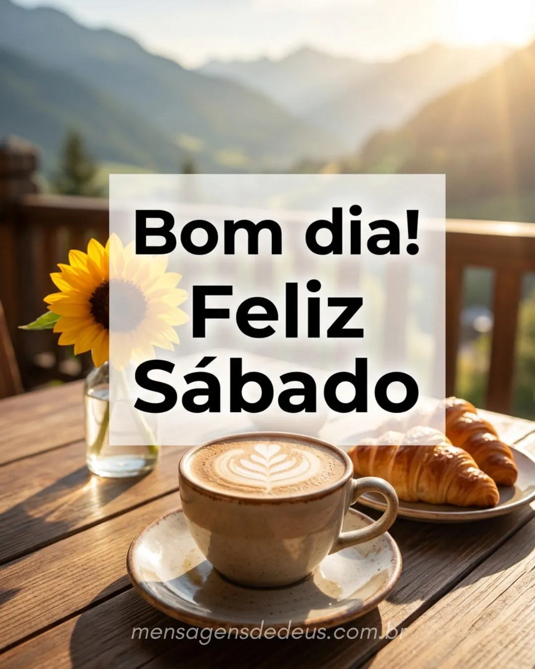 Bom dia! Feliz Sábado
