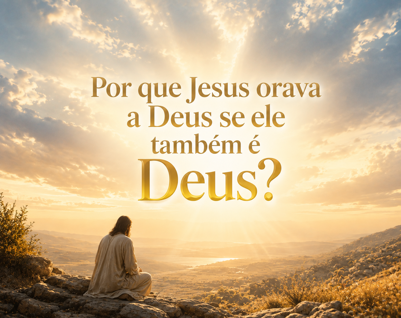 Por que Jesus orava a Deus se ele também é Deus?