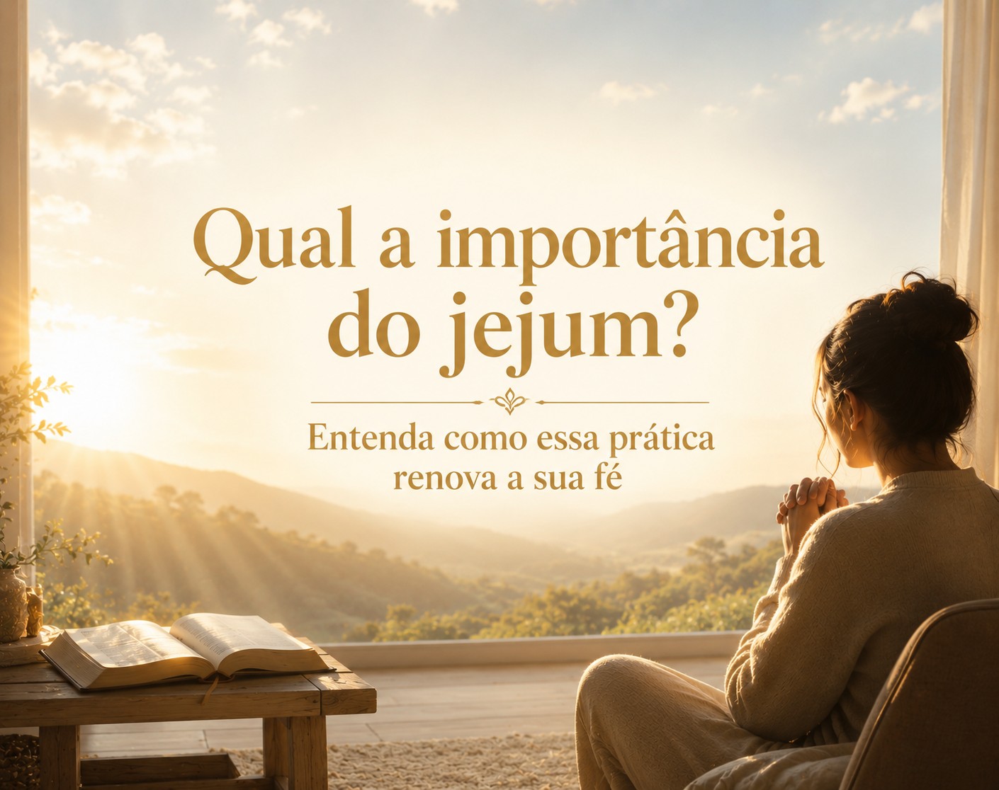 Qual a importância do jejum? Entenda como essa prática renova a sua fé